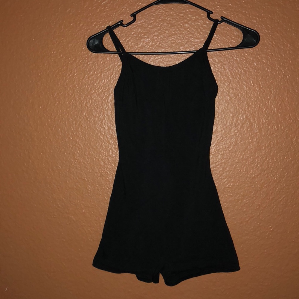 Basic black romper